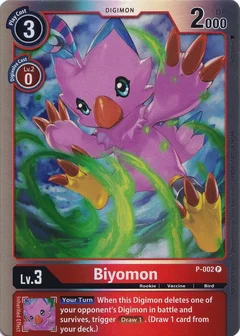 Biyomon - P-002 (Rainbow Foil) P-002 P