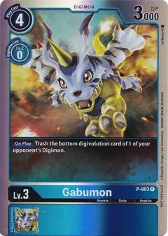 Gabumon - P-003 (Rainbow Foil) P-003 P