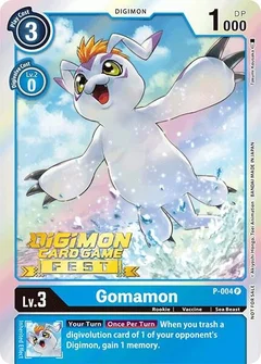 Gomamon - P-004 (Digimon Card Game Fest 2022) P-004 P
