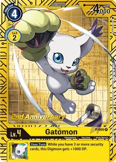 Gatomon - P-006 (2nd Anniversary Card Set) P-006 P