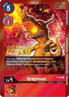 Greymon - P-010 (2023 Regionals Finalist) P-010 P