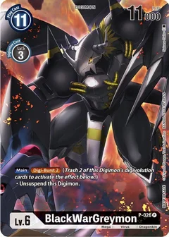 BlackWarGreymon - P-026 (Winner Pack Across Time) P-026 P