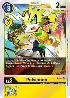 Pulsemon - P-028 (Double Diamond Pre-Release) P-028 P