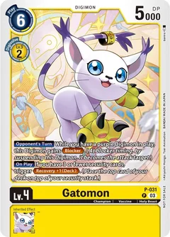 Gatomon - P-031 (Blast Ace Pre-Release) P-031 P
