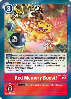 Red Memory Boost! P-035 SR