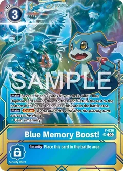 Blue Memory Boost! - P-036 (Premium Card Collection - Memory Boost! Set) P-036 P
