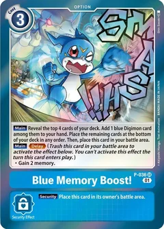 Blue Memory Boost! P-036 SR