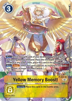 Yellow Memory Boost! - P-037 (Digimon Adventure Box 2) P-037 SR