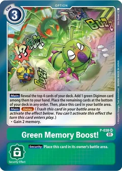 Green Memory Boost! P-038 SR