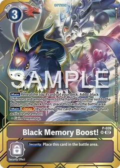 Black Memory Boost! - P-039 (Premium Card Collection - Memory Boost! Set) P-039 P