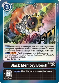 Black Memory Boost! P-039 SR