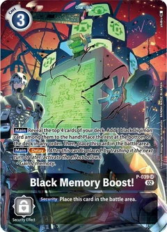 Black Memory Boost! - P-039 (Digimon Adventure Box 2) P-039 SR