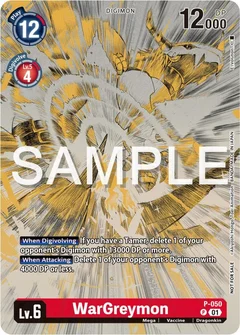 WarGreymon (Digimon Illustration Competition Pack 2023) P-050 P