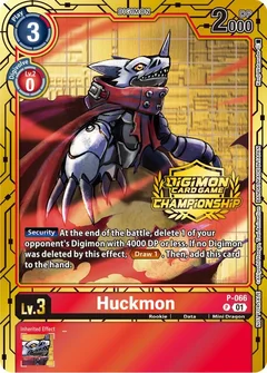 Huckmon - P-066 (Championship 2023 Gold Card Set) P-066 P
