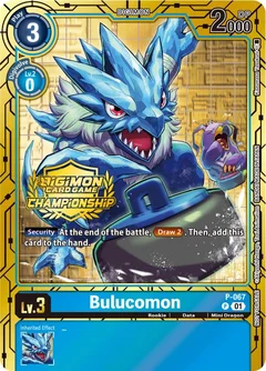 Bulucomon - P-067 (Championship 2023 Gold Card Set) P-067 P