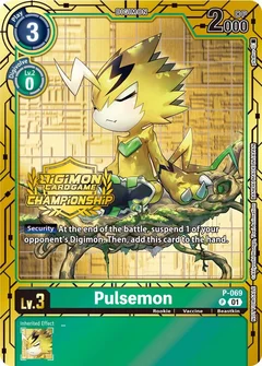 Pulsemon - P-069 (Championship 2023 Gold Card Set) P-069 P