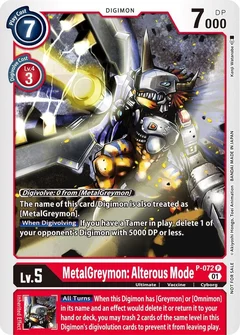 MetalGreymon: Alterous Mode P-072 P