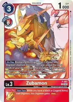 Zubamon - P-097 (2024 Regionals Participant) P-097 P