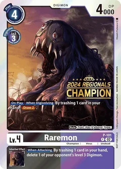 Raremon - P-101 (2024 Regionals Champion) P-101 P