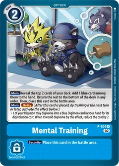 Mental Training (Blast Ace Box Topper) P-104 P