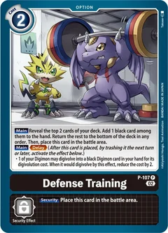 Defense Training (Blast Ace Box Topper) P-107 P