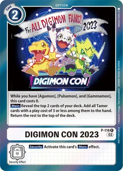 Digimon Con 2023 (Official Tournament Pack Vol.11) P-116 P