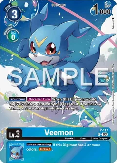 Veemon - P-117 (Digimon Adventure 02: The Beginning Set) P-117 P