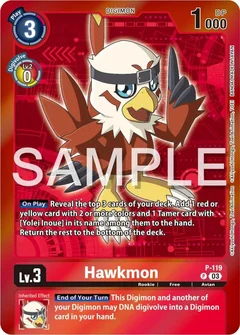 Hawkmon - P-119 (Digimon Adventure Box 2024) P-119 P