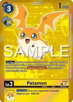 Patamon - P-122 (Digimon Adventure Box 2024) P-122 P