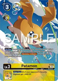 Patamon - P-122 (Digimon Adventure 02: The Beginning Set) P-122 P