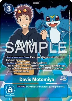 Davis Motomiya - P-124 (Digimon Adventure 02: The Beginning Set) P-124 P