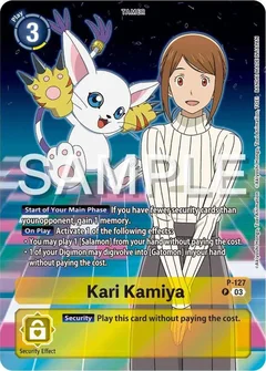 Kari Kamiya - P-127 (Digimon Adventure 02: The Beginning Set) P-127 P