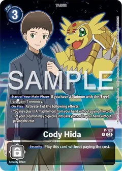 Cody Hida - P-128 (Digimon Adventure 02: The Beginning Set) P-128 P