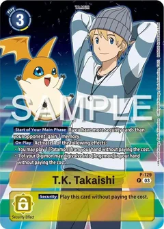 T.K. Takaishi - P-129 (Digimon Adventure 02: The Beginning Set) P-129 P