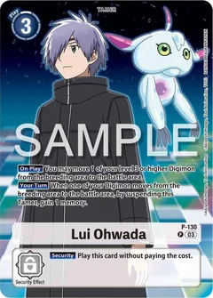Lui Ohwada - P-130 (Digimon Adventure 02: The Beginning Set) P-130 P
