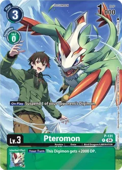 Pteromon (Digimon Liberator Promotion) (Textured) P-131 P