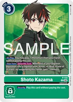 Shoto Kazama (Digimon Liberator Promotion Pack) P-133 P