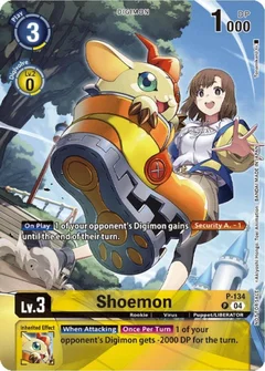 Shoemon (Digimon Liberator Promotion) (Textured) P-134 P
