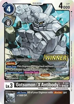 Gotsumon (X Antibody) - P-144 (Store Tournament 2024 Jul. - Sep. Winner Pack) P-144 P