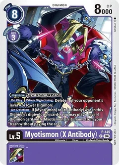 Myotismon (X Antibody) - P-145 (Store Tournament 2024 Jul. - Sep. Participation Pack) P-145 P
