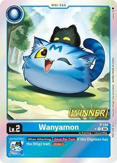 Wanyamon - P-148 (Store Tournament 2024 Jul. - Sep. Winner Pack) P-148 P