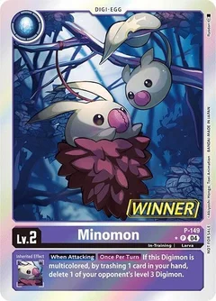 Minomon - P-149 (Store Tournament 2024 Jul. - Sep. Winner Pack) P-149 P