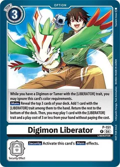 Digimon Liberator - P-151 (Store Tournament 2024 Jul. - Sep. Participation Pack) P-151 P