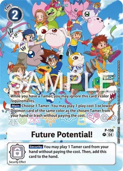 Future Potential! (25th Anniversary Digimon Adventure) P-156 P