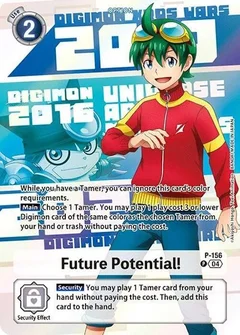 Future Potential! (Digimon Animation Series 25th Anniversary Set) P-156 P