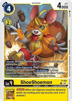 ShoeShoemon (Store Tournament 2025 Vol.1 Participation Pack) P-165 P