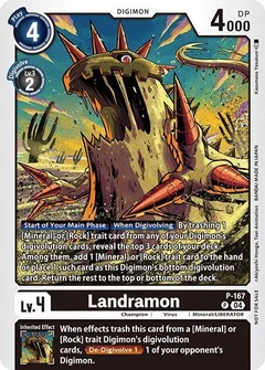 Landramon (Store Tournament 2025 Vol.1 Participation Pack) P-167 P