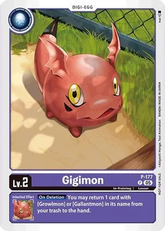 Gigimon (Store Tournament 2025 Vol.2 Participation Pack) P-177 P