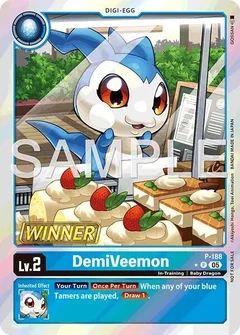 DemiVeemon (Store Tournament 2025 Vol.3 Winner Pack) P-188 P