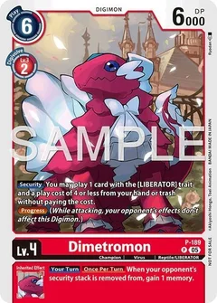 Dimetromon (Store Tournament 2025 Vol.3 Participation Pack) P-189 P